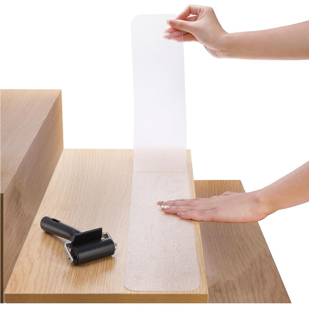 32 x 4  16 Nonslip Stair Treads Clear Tape